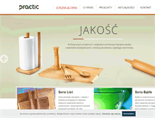 Tablet Screenshot of practic.com.pl